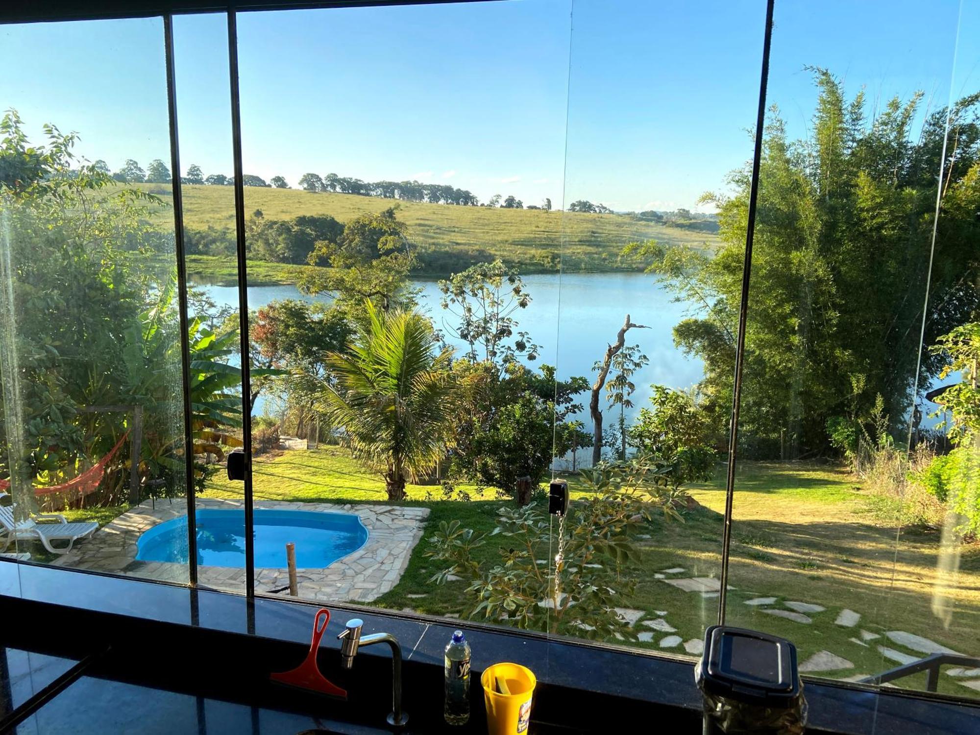 Casa Com Piscina Fundo Pra Represa E Ar Condicionado Casinhabrancadevaranda Ijaci Dış mekan fotoğraf