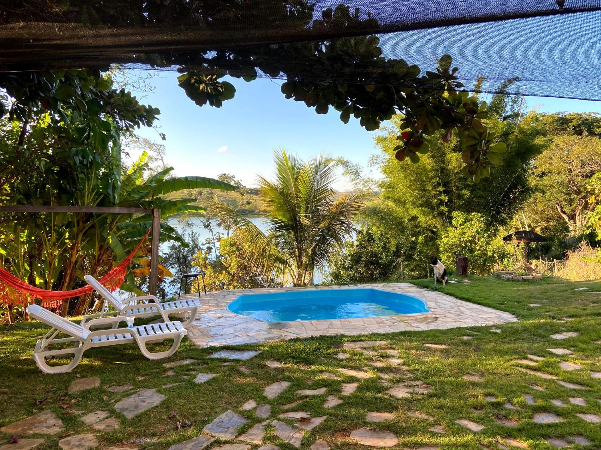Casa Com Piscina Fundo Pra Represa E Ar Condicionado Casinhabrancadevaranda Ijaci Dış mekan fotoğraf