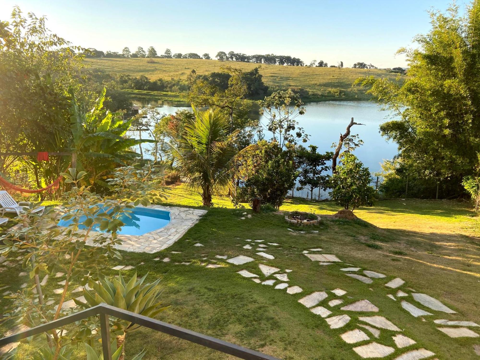 Casa Com Piscina Fundo Pra Represa E Ar Condicionado Casinhabrancadevaranda Ijaci Dış mekan fotoğraf
